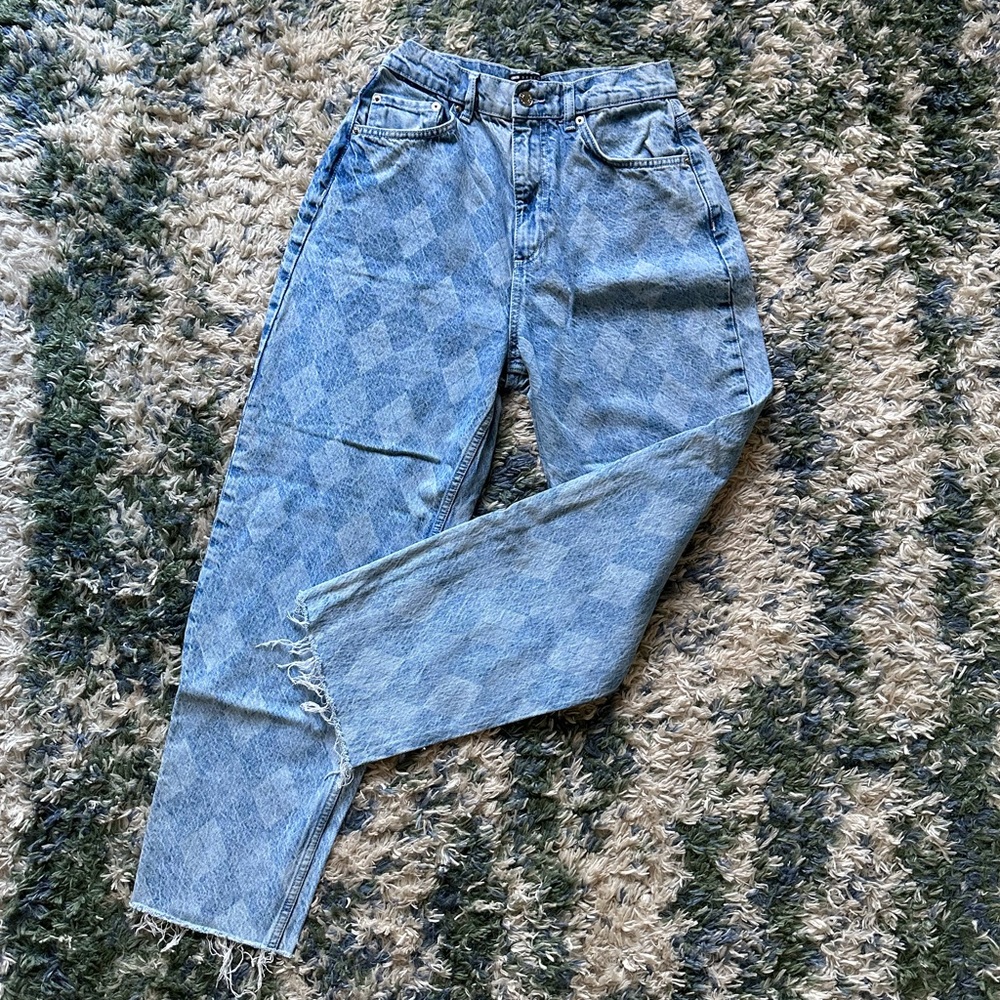 Patterned ASOS Mom Jean